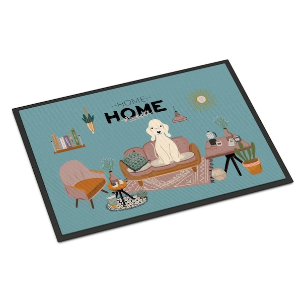 Carolines Treasures 24 x 36 in. Sandy Bedlington Terrier Sweet Home Indoor or Outdoor Mat CK7936JMAT - main